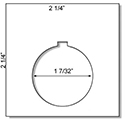 Legend Plate - Laser XT w/ Dura-Guard 2.25 x 2.25 White/Black - Pack of 25